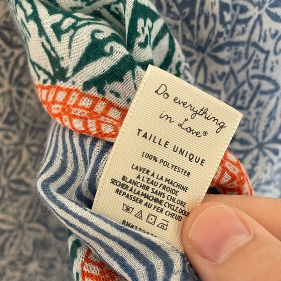 Do everything in love Anthropologie Multi Colored Kimono with Tassels - Picture 5 of 7